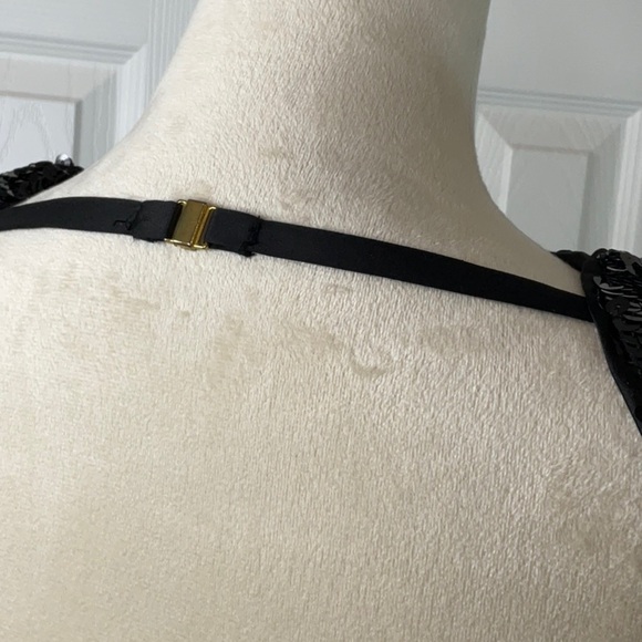 Frame Women’s Open-back Sequin Knit Mini Dress Size XS - Picture 8 of 15